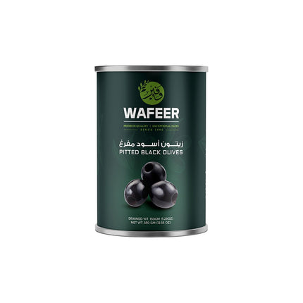 Wafeer Canned unsliced black olives